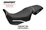 QJ Motor SVT 650 X 2024-2026 Seat Cover TPZ Italia Comfort White Black