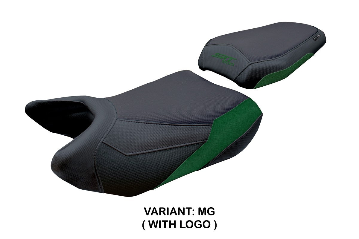 QJ Motor SRT 800 X / S / SX 2023-2025 Seat Cover Tappezzeria Italia TPZ Army Green Black