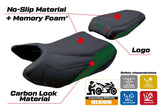 Funda de asiento QJ Motor SRT 800 X / S / SX 2023-2025 Tappezzeria Italia TPZ Comfort Verde Militar