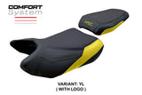 Funda de asiento QJ Motor SRT 800 X / S / SX 2023-2025 Tappezzeria Italia TPZ Comfort Amarillo Negro