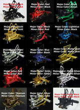 Kawasaki ZX 12 Rearsets Black