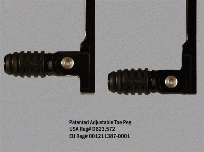 ADJUSTABLE ALUMINUM REARSETS | KAWASAKI ZX14 | ZX12 | ZX10 | ZX6