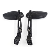 Billet Convex Universal Mirrors Black Anodized (Set of 2)