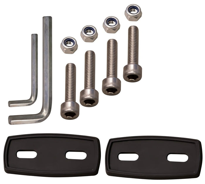 Billet Convex Universal Mirrors Black Anodized (Set of 2)