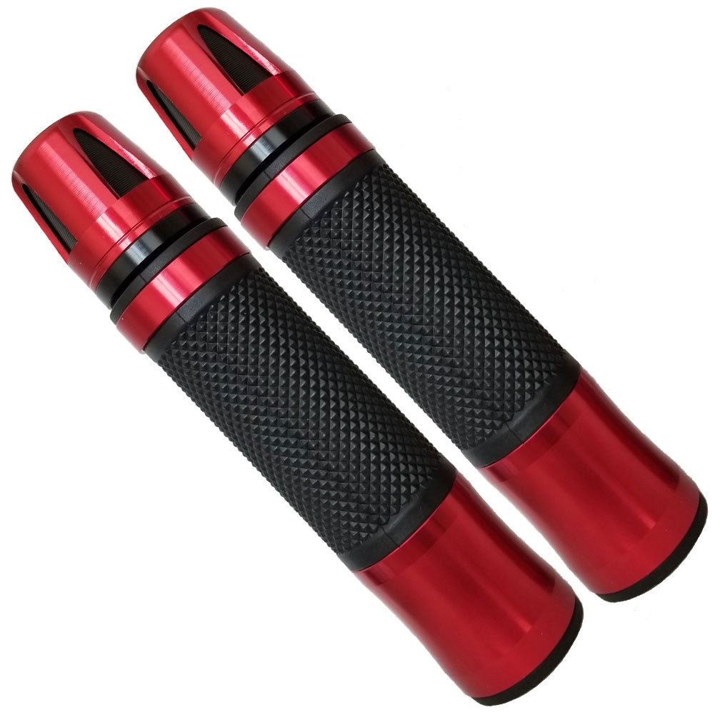 Suzuki GSXR Black and Red Aluminum / Rubber Gel Grips – Sixty61