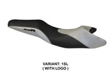 Suzuki GSR 600 2006-2011 Seat Cover Tappezzeria Italia TPZ in Silver and Black