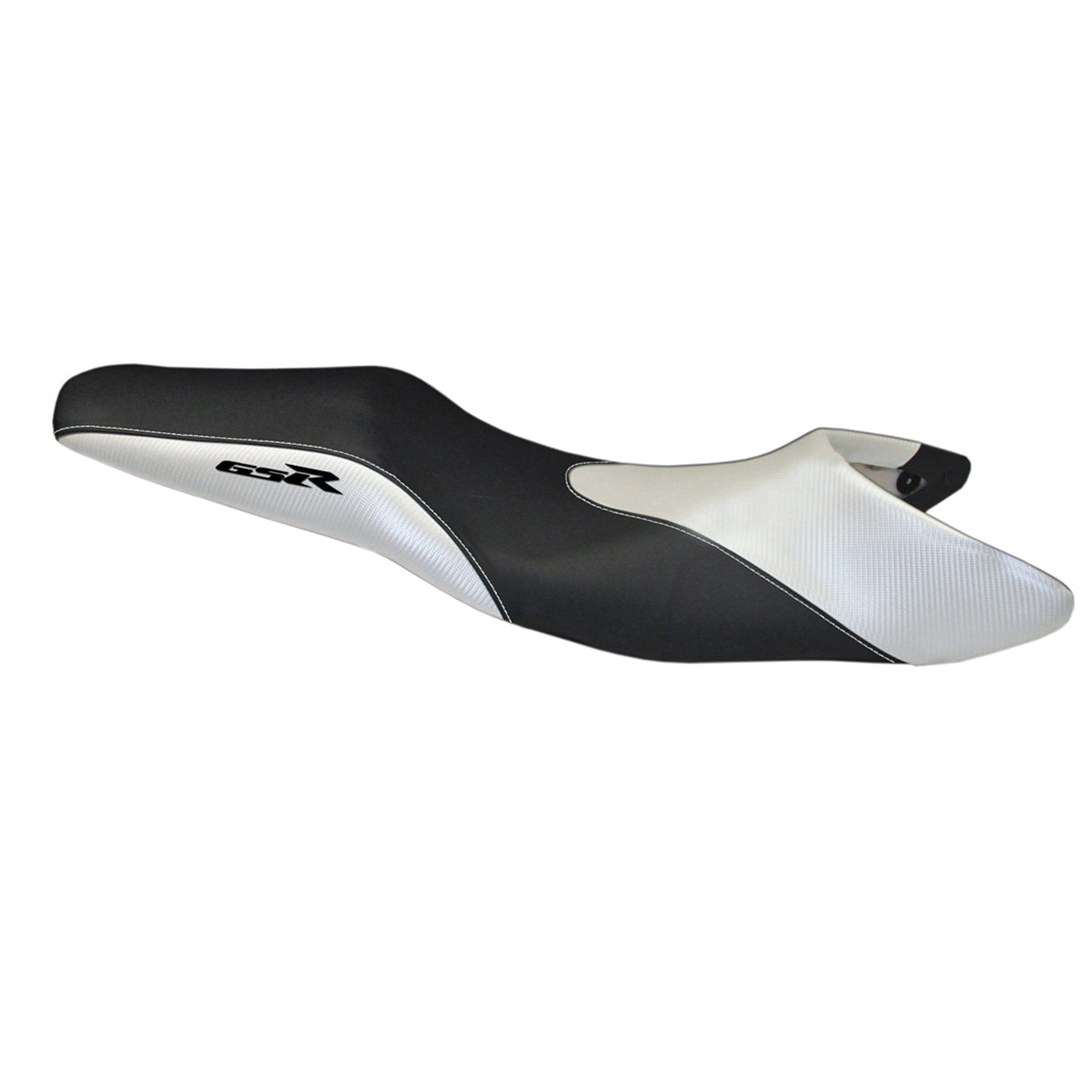 Suzuki GSR 600 2006-2011 Seat Cover Tappezzeria Italia TPZ in White and Black