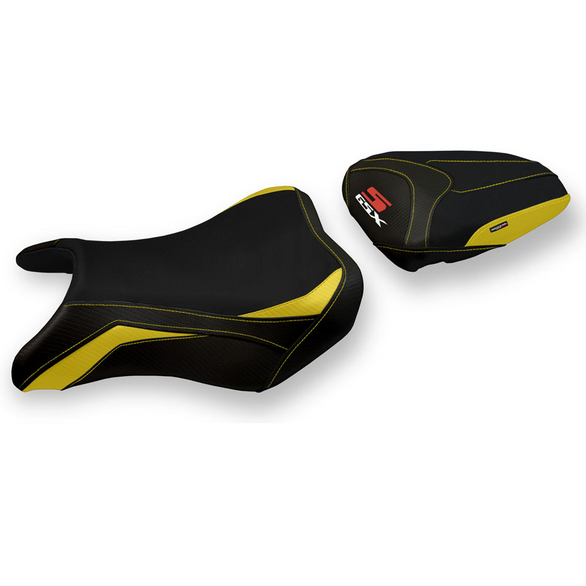 Suzuki GSXS 750 2017-2021 Seat Cover Tappezzeria Italia TPZ in Yellow and Black
