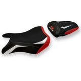 Suzuki GSXS 750 2017-2021 Seat Cover Tappezzeria Italia TPZ in White, Red and Black