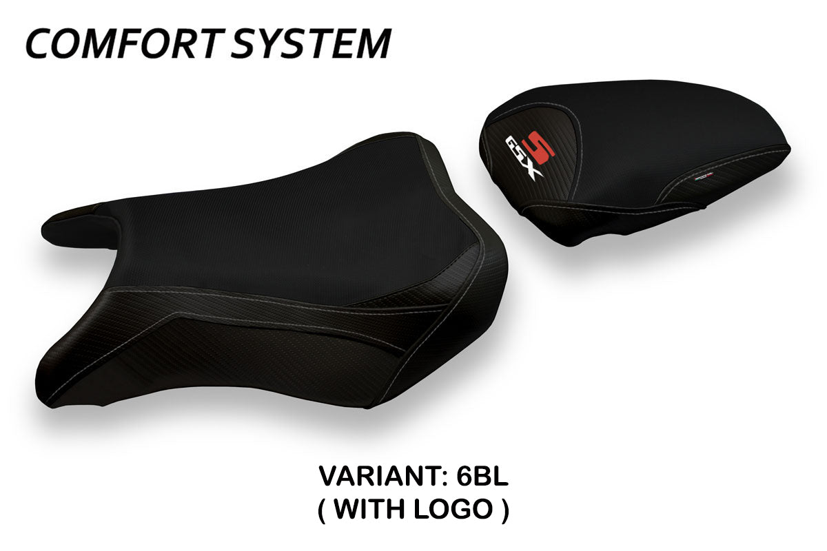 Suzuki GSXS 750 2017-2021 Seat Cover Tappezzeria Italia TPZ Comfort in Black