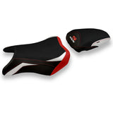 Suzuki GSXS 750 2017-2021 Seat Cover Tappezzeria Italia TPZ Comfort in White and Red