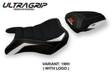 Suzuki GSXS 750 2017-2021 Seat Cover Tappezzeria Italia TPZ Ultragrip in White