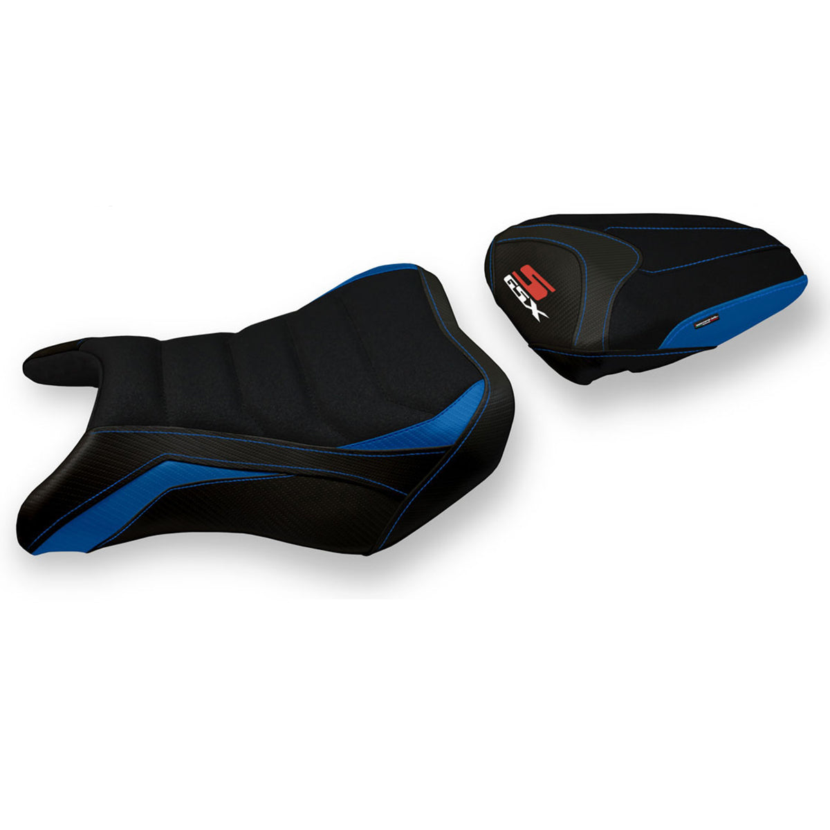 Suzuki GSXS 750 2017-2021 Seat Cover Tappezzeria Italia TPZ Ultragrip in Blue