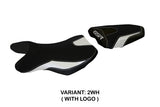 Suzuki GSR 750 2010-2017 Seat Cover Tappezzeria Italia TPZ in White and Black