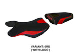 Suzuki GSR 750 2010-2017 Seat Cover Tappezzeria Italia TPZ in Red and Black