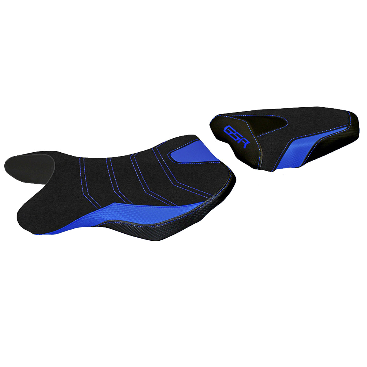 Suzuki GSR 750 2010-2017 Seat Cover Tappezzeria Italia TPZ Ultragrip in Blue