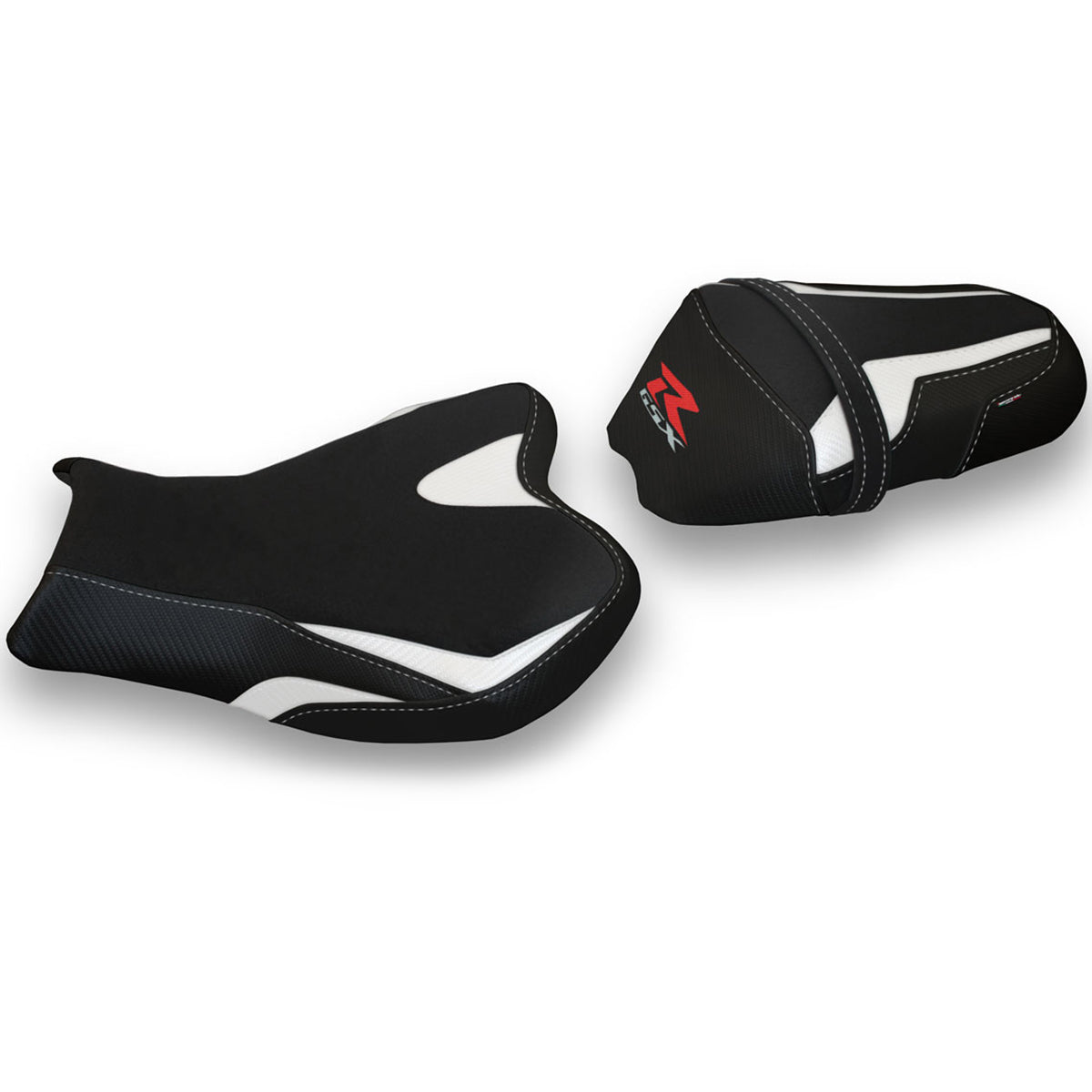 Suzuki GSXR 1000 2009-2016 Seat Cover Tappezzeria Italia TPZ in White and Black