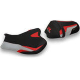 Suzuki GSXR 1000 2009-2016 Seat Cover Tappezzeria Italia TPZ in Red, Silver and Black