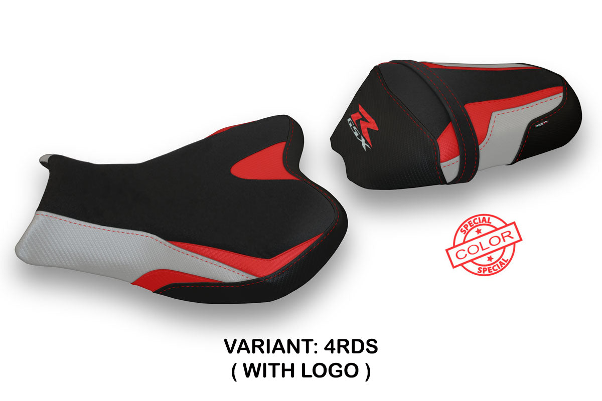 Suzuki GSXR 1000 2009-2016 Seat Cover Tappezzeria Italia TPZ in Red, Silver and Black