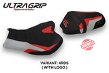 Suzuki GSXR 1000 2009-2016 Seat Cover Tappezzeria Italia TPZ Ultragrip in Red and Silver