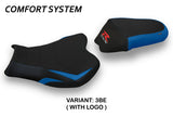 Suzuki GSXR 1000 2009-2016 Seat Cover Tappezzeria Italia TPZ Comfort in Blue and Black