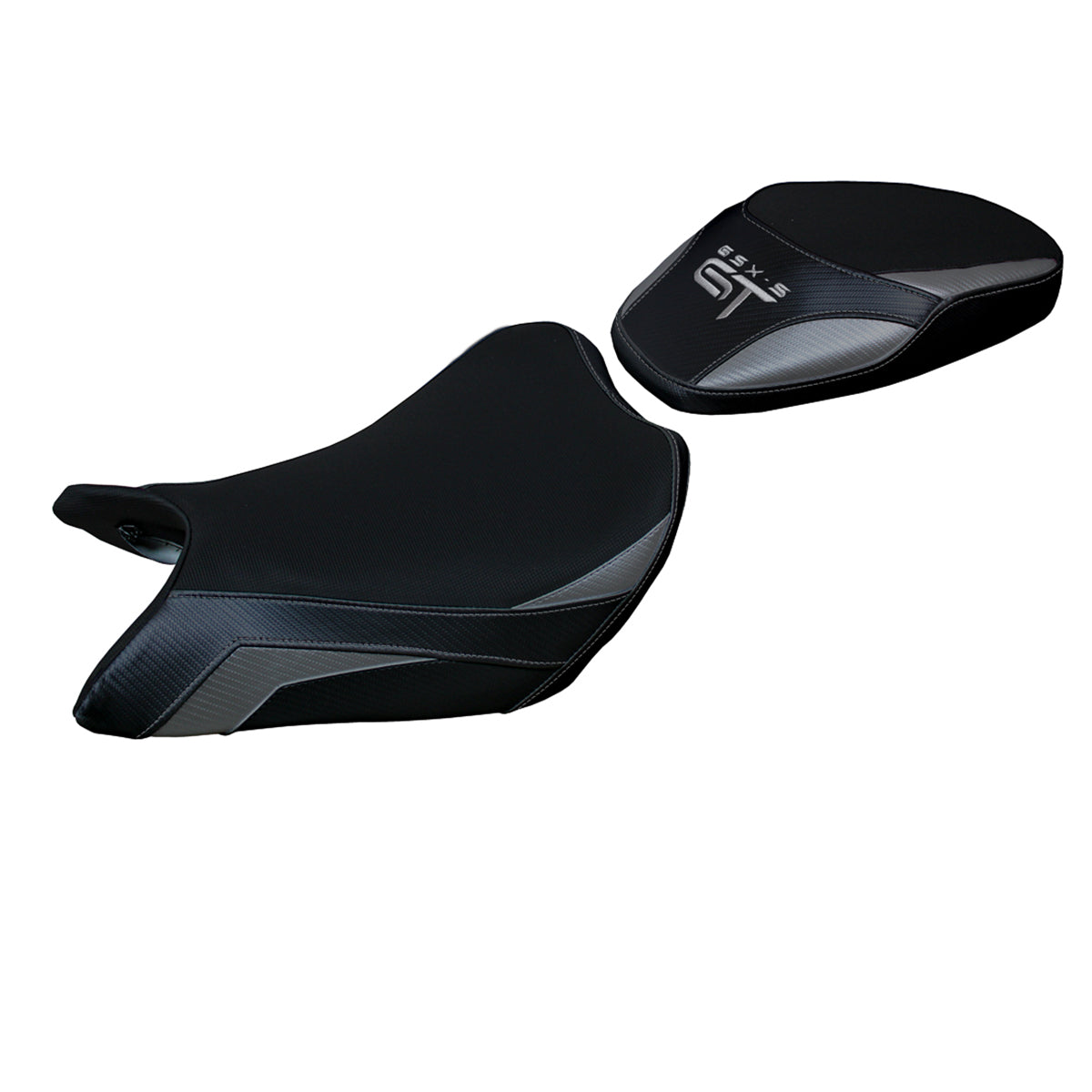 Suzuki GSXS 1000 GT 2021-2025 Seat Cover Tappezzeria Italia TPZ in Grey and Black