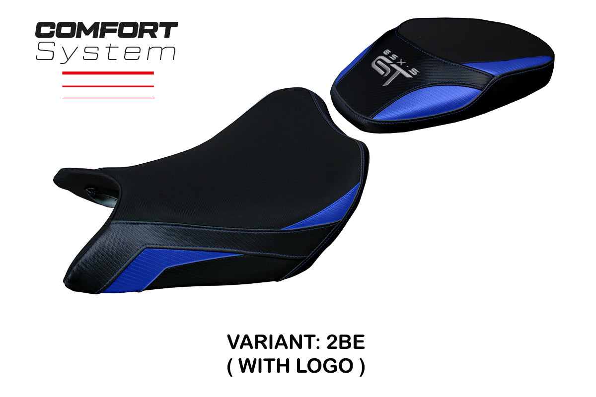 Suzuki GSXS 1000 GT 2021-2025 Seat Cover Tappezzeria Italia TPZ Comfort in Grey and Blue