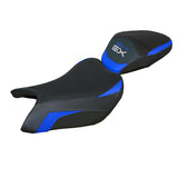 Suzuki GSXS 1000 GX 2024-2025 Seat Cover Tappezzeria Italia TPZ in Blue and Black