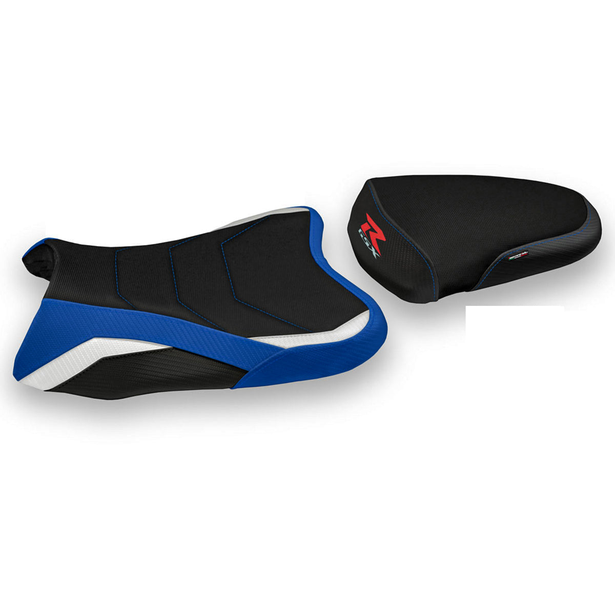 Suzuki GSXR 600 750 2006-2007 Seat Cover Tappezzeria Italia TPZ Comfort in Blue, White and Black