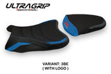 Suzuki GSXR 600 750 2006-2007 Seat Cover Tappezzeria Italia TPZ Ultragrip in Blue and Black
