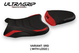 Suzuki GSXR 600 750 2006-2007 Seat Cover Tappezzeria Italia TPZ Ultragrip in Red and Black