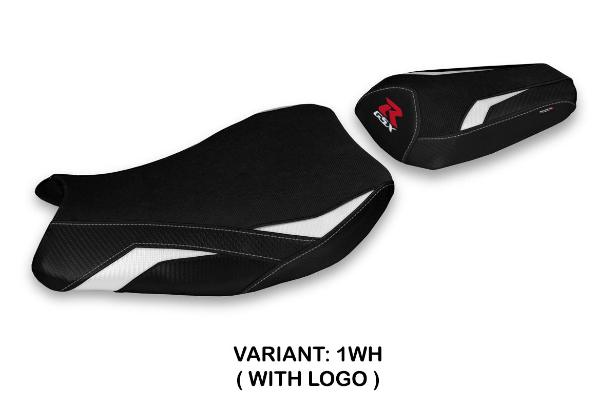 Suzuki GSXR 1000 2017-2024 Seat Cover Tappezzeria Italia TPZ in White and Black