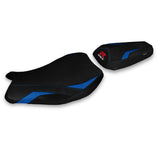 Suzuki GSXR 1000 2017-2024 Seat Cover Tappezzeria Italia TPZ in Blue and Black