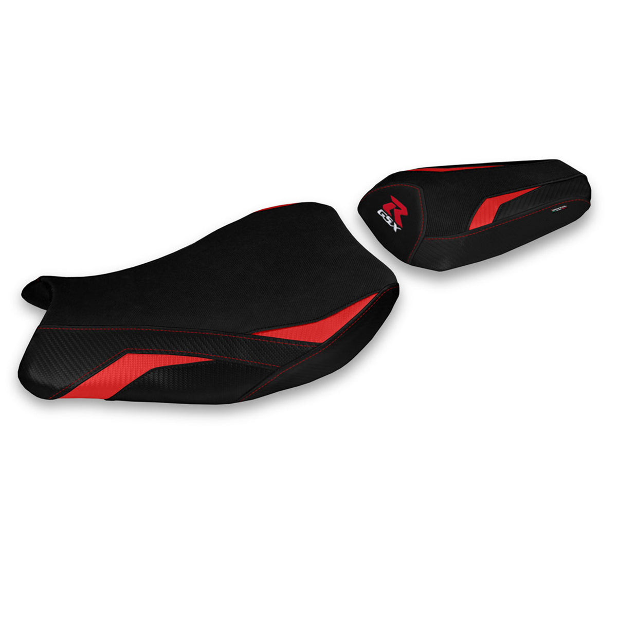 Suzuki GSXR 1000 2017-2024 Seat Cover Tappezzeria Italia TPZ in Red and Black