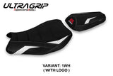 Suzuki GSXR 1000 2017-2024 Seat Cover Tappezzeria Italia TPZ Ultragrip in White