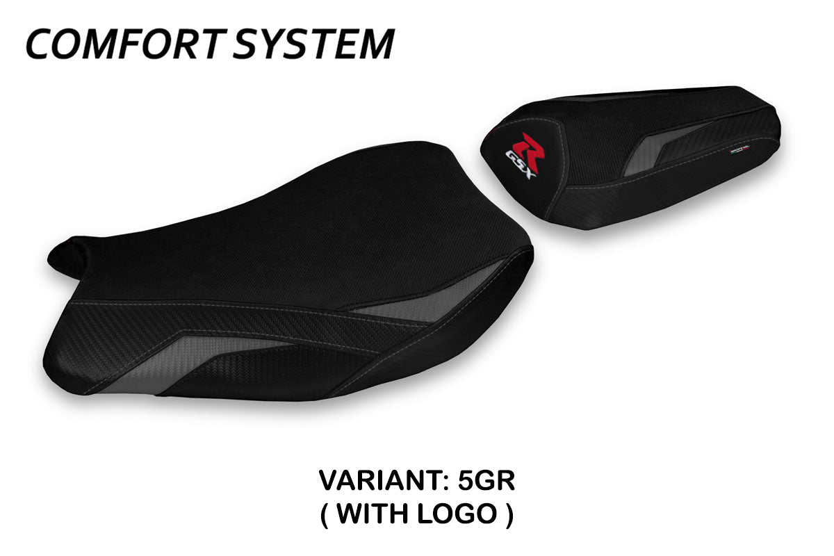 Suzuki GSXR 1000 2017-2024 Seat Cover Tappezzeria Italia TPZ Comfort in Grey