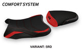 Suzuki GSXR 600 750 2008-2010 Seat Cover Tappezzeria Italia TPZ Comfort in Red and Black