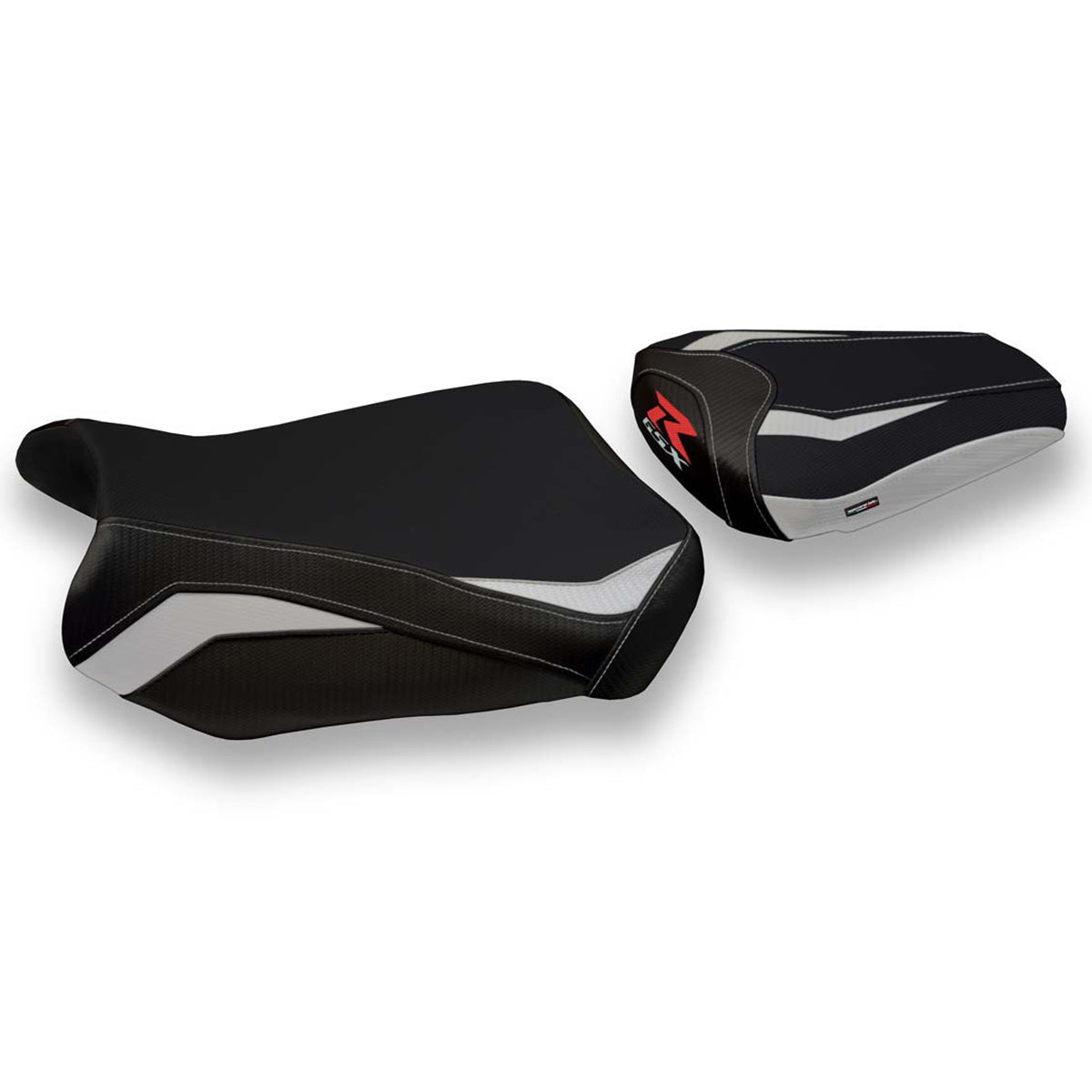 Suzuki GSXR 600 750 2011-2024 Seat Cover Tappezzeria Italia TPZ in Silver and Black