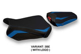Suzuki GSXR 600 750 2011-2024 Seat Cover Tappezzeria Italia TPZ in Blue and Black