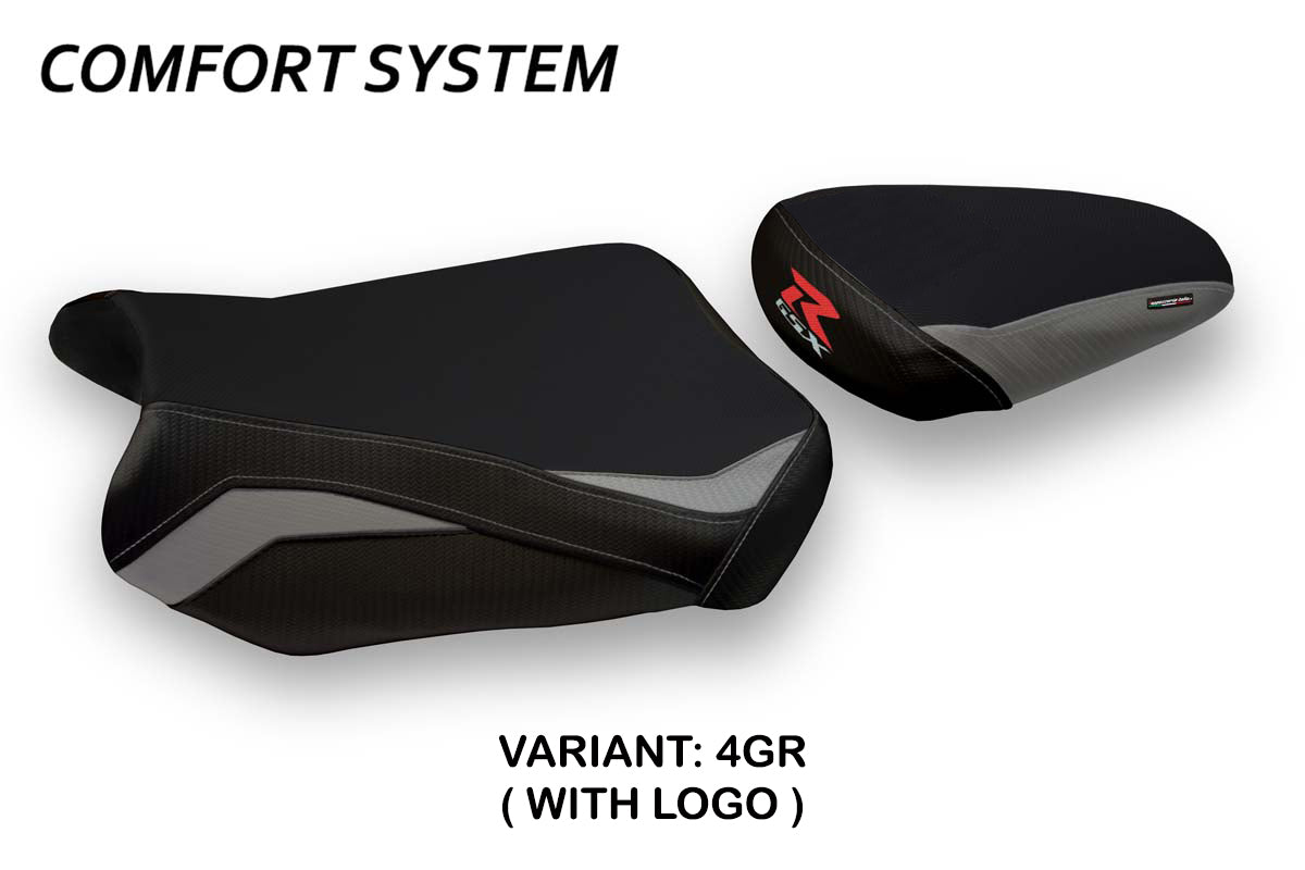 Suzuki GSXR 600 750 2011-2024 Seat Cover Tappezzeria Italia TPZ Comfort in Grey