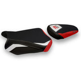 Suzuki GSXR 600 750 2011-2024 Seat Cover Tappezzeria Italia TPZ Comfort in White and Red