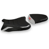 Suzuki GSXR 1000 2007-2008 Seat Cover Tappezzeria Italia TPZ Ultragrip in Silver and Black
