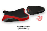 Suzuki GSXR 1000 2007-2008 Seat Cover Tappezzeria Italia TPZ in Special Red, Grey and Black