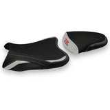 Suzuki GSXR 1000 2007-2008 Seat Cover Tappezzeria Italia TPZ Comfort in Silver and Black