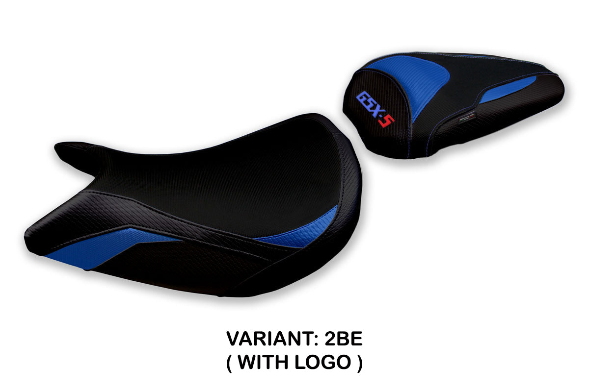 Suzuki GSXS 1000F 2015-2020 Seat Cover Tappezzeria Italia TPZ in Blue and Black