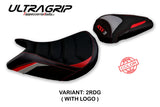 Suzuki GSXS 1000 2015-2020 Seat Cover Tappezzeria Italia TPZ Ultragrip in Red and Grey