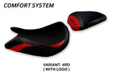 Funda de asiento Suzuki GSXS 1000 2015-2020 Tappezzeria Italia TPZ Comfort en rojo