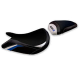 Suzuki GSXS 1000 2015-2020 Seat Cover Tappezzeria Italia TPZ Comfort in White and Blue