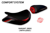 Suzuki GSXS 1000 2015-2020 Seat Cover Tappezzeria Italia TPZ Comfort in Red and Grey