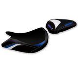 Suzuki GSXS 1000 2015-2020 Seat Cover Tappezzeria Italia TPZ in White and Blue